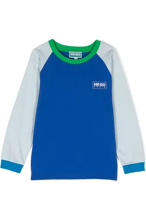 Kenzo Camiseta con logo estampado y manga larga