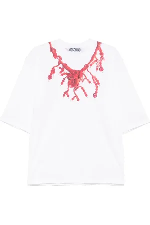 Moschino Camiseta con collar estampado de x Judy Blame