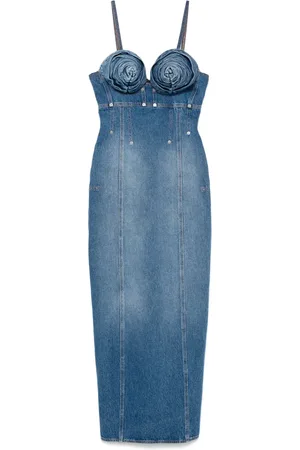 Jean Paul Gaultier Vestido largo vaquero