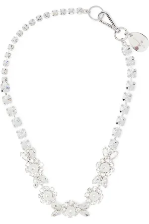 Simone Rocha Collar con margaritas de cristal y perla