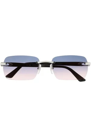 Cartier Gafas de sol con montura rectangular