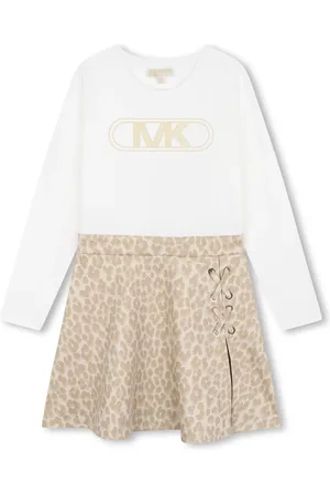 Michael Kors Vestido con estampado de leopardo