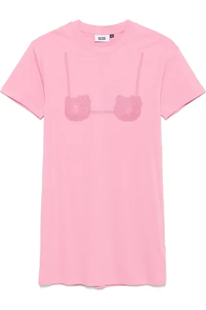 GCDS Vestido corto con sujetador estampado de x Hello Kitty