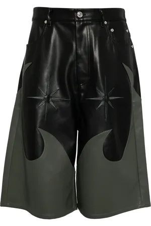 Kusikohc Bermudas con detalle quemado