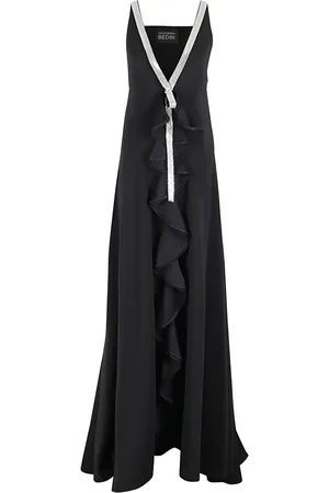 GIOVANNI BEDIN Vestido largo con apliques