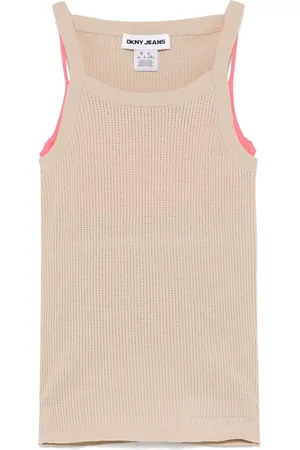 DKNY Top de punto flojo