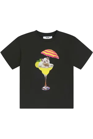 Msgm Camiseta con estampado gráfico
