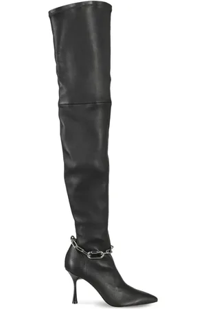 Studio Amelia Botas de piel con tacón de 90 mm