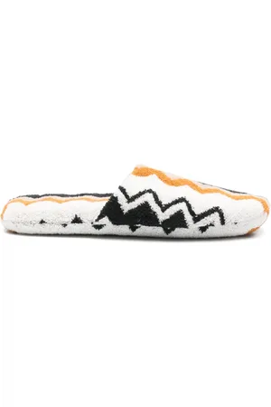 Missoni Slippers tejidos en zigzag