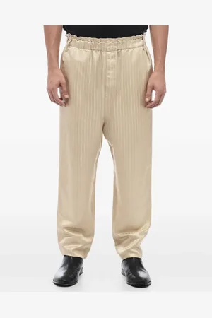 Saint Laurent Pantalones a rayas diplomáticas