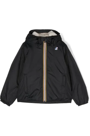 K-Way Chaqueta con capucha y parche del logo