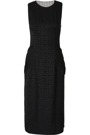Givenchy Vestido drapeado en jacquard