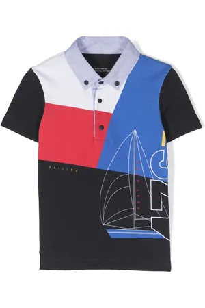 Lapin House Polo con diseño colour block