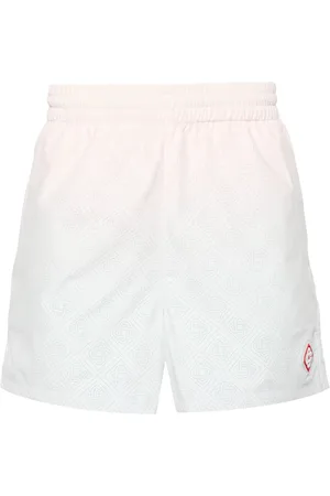 Casablanca Bermudas con monograma perforado