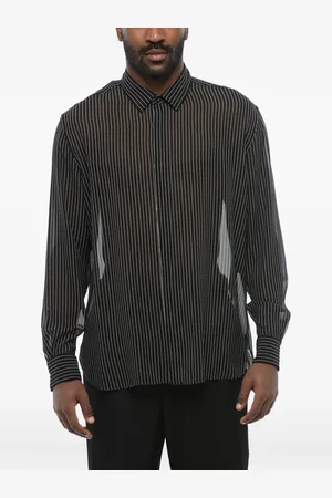 Saint Laurent Camisa a rayas diplomáticas