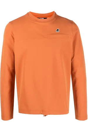 K-Way Sudadera con parche del logo y cuello redondo