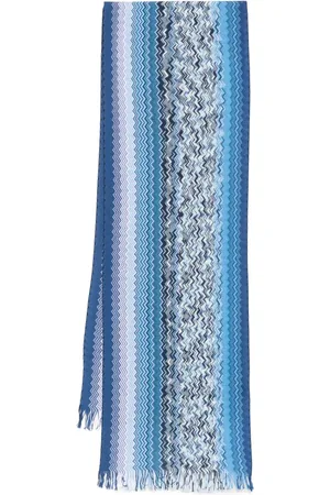 Missoni Bufandas con motivo en zigzag