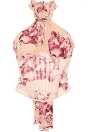 MAGDA BUTRYM Top con aplique floral