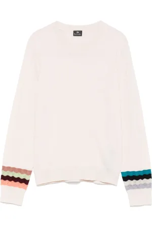 Paul Smith Jersey con manga en zigzag
