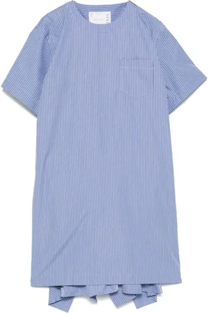 SACAI Vestido corto de popelina