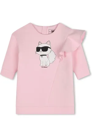 Karl Lagerfeld Vestido asimétrico con estampado gráfico