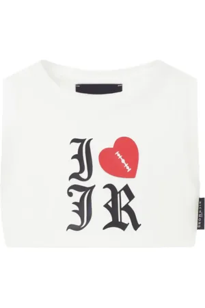 John Richmond Camiseta con eslogan estampado