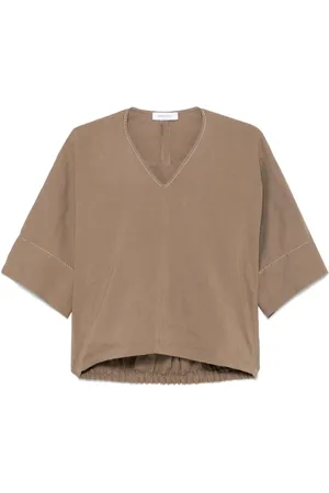 Fabiana Filippi Blusa con detalle de cadena