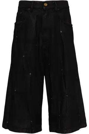 Kusikohc Pantalones vaqueros cortos Multi Rivet