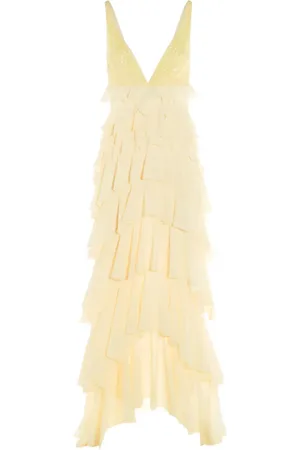 Elisabetta Franchi Vestido largo a capas