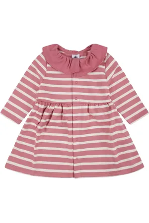 Petit Bateau Vestido de tejido jersey con manga larga