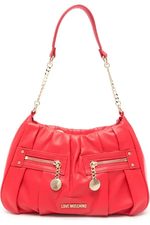 Moschino Bolso de hombro con letras del logo
