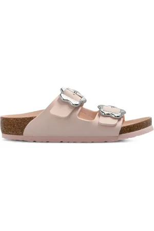 Birkenstock Sandalias Arizona con hebilla floral