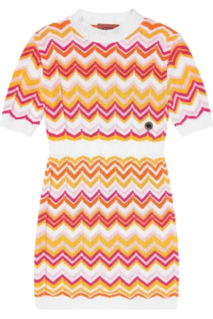 Missoni Vestido de punto chevron