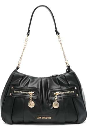 Moschino Bolso de hombro con letras del logo