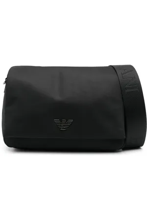 Emporio Armani Bolso de hombro con placa del logo