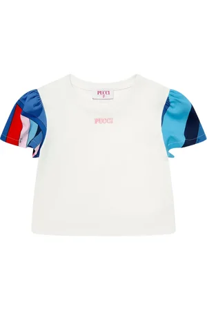 PUCCI Junior Camiseta de algodón
