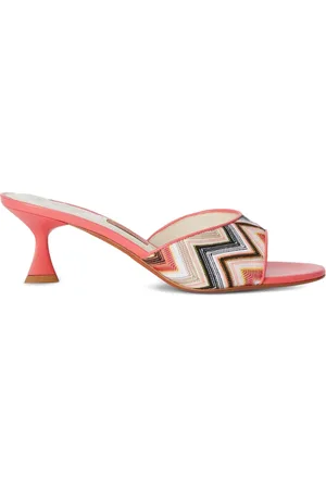 Missoni Mules con motivo en zigzag