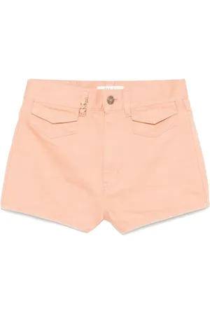 Chloé Pantalones cortos con placa del logo