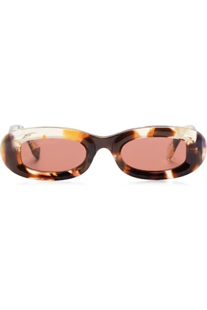 Gucci Gafas de sol con montura oval