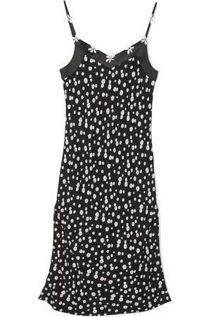Les Coyotes de Paris Slip dress con motivo de margaritas