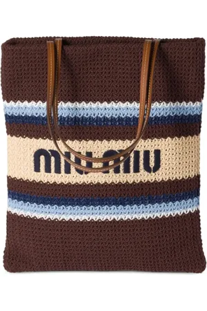 Miu Miu Bolso shopper de ganchillo