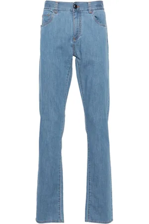 CANALI Vaqueros slim de talle medio