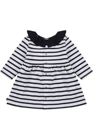 Petit Bateau Vestido de tejido jersey con manga larga