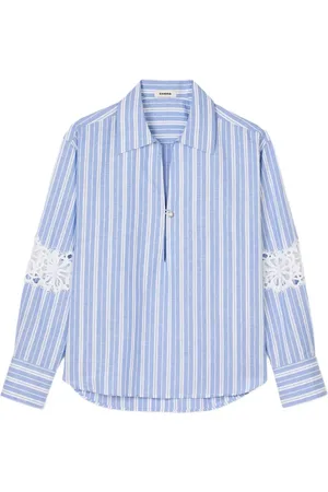 Sandro Camiseta de lino y algodón orgánico
