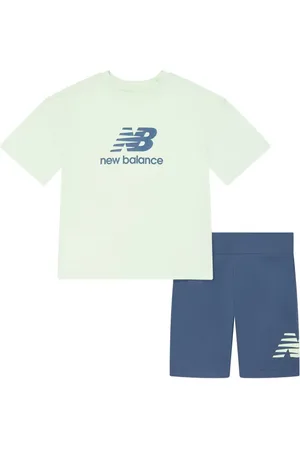 New Balance Set de pantalones cortos con logo estampado