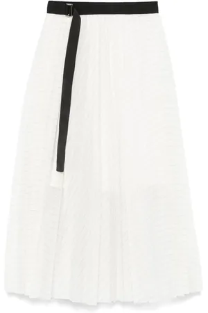 SACAI Falda midi plisada