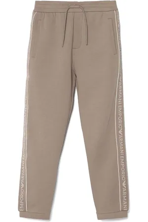 Emporio Armani Pantalones de chándal con logo bordado