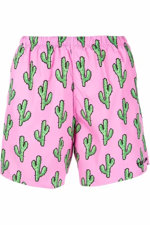 YES I AM Bañador con motivo de cactus