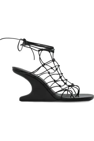 Rick Owens Sandalias con cuña esculpida