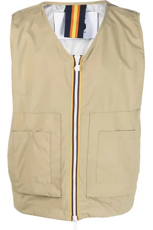 K-Way Chaleco con cremallera y cuello en V